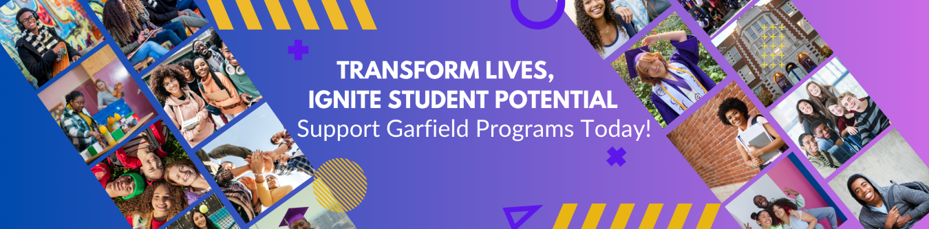 Garfield Golden Grads Donations banner